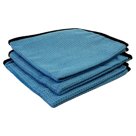 PROJE PREMIUM CAR CARE Window Towel 6-Pack - 400GSM Waffle Weave Towel WAFFLEWEAVE